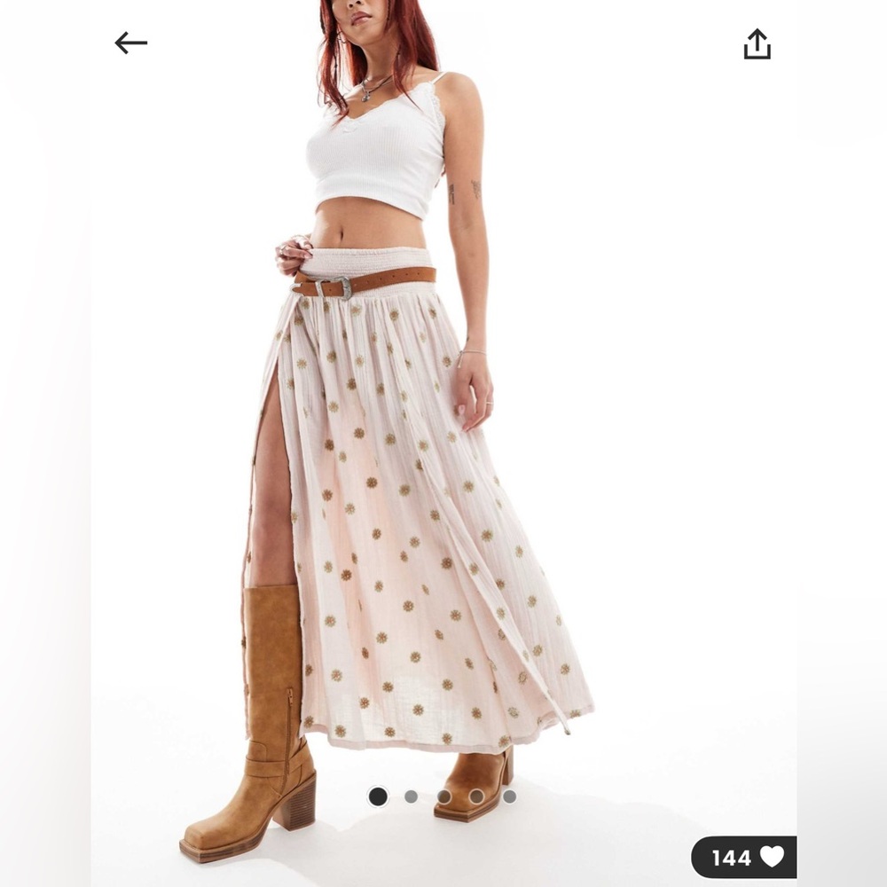 Free People Boho Skirt